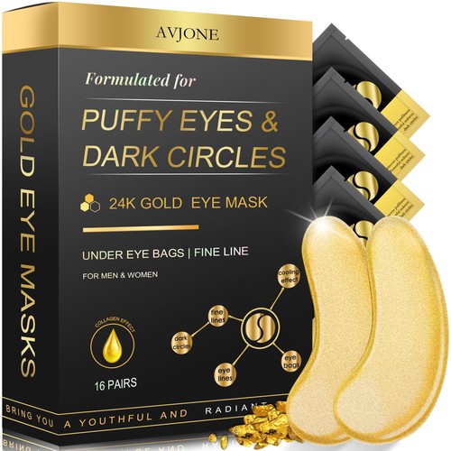 24k gold under - gold, patches